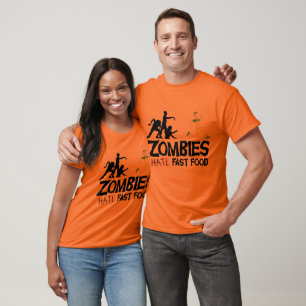 T-shirt Aliments de préparation rapide de haine de zombi