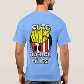 T-shirt Aliments, mignonnes frites, Cadeau Fry Day Cool (Dos)