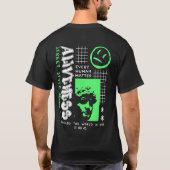 T-shirt Aliveness - Conception de rue Cool (Dos)