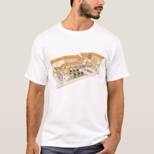 T-shirt Aljaferia. Saragosse Espagne. Palais islamique