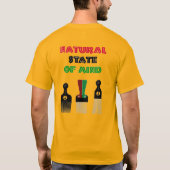 T-SHIRT ALKEBULAN - ÉTAT D'ESPRIT NATUREL - POING DROIT (Dos)