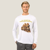 T-Shirt All Aboard the Xmas Express Long Sleeve  (Voorkant)