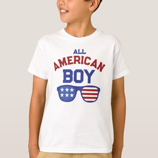 T-shirt All American Boy (Devant)