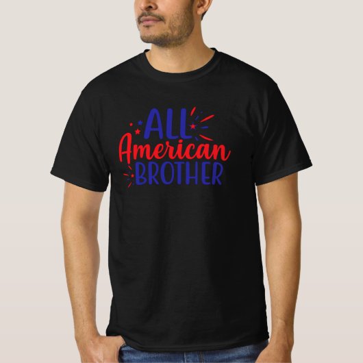 T-shirt All American Brother (Devant)