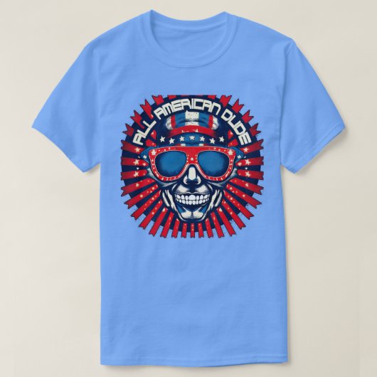 T-shirt All American Dude 2 (Design devant)