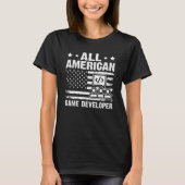 T-shirt All American Game Developer (Devant)