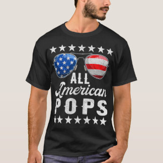 T-shirt All American Pops s, 4th Of July Matching Outfit F