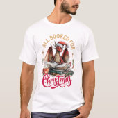 T-shirt All Booked for Christmas Dragon  (Devant)