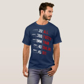 T-shirt All Faster Than Dialing 911 American Flag Gun (Devant entier)