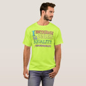 T-shirt "ALL GENDERS EQUALITY" Belle conception. Commandez (Devant entier)