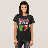 T-shirt All I Want For Christmas 6-7 Meme Funny Teacher Ch (Devant entier)