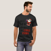 T-shirt All I Want For Christmas Is A For Fibro  (Devant entier)