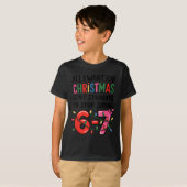 T-shirt All I Want For Christmas Is My Students To Stop Sa (Devant entier)