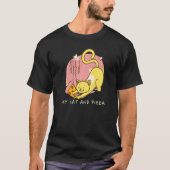 T-shirt All Need Is Pizza And Cats Cat Pun Animal Pizza (Devant)