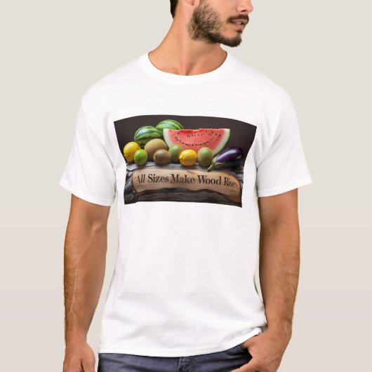 T-shirt All size make wood rise (Devant)
