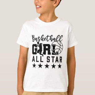 T-shirt All Stars Girls Hoops Sketll
