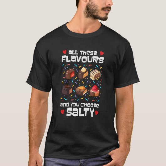 T-shirt All these flavours and you choose Salty (Devant)