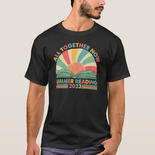 T-shirt All Together Now Summer Reading 2023 Retro Sun Boo (Devant)