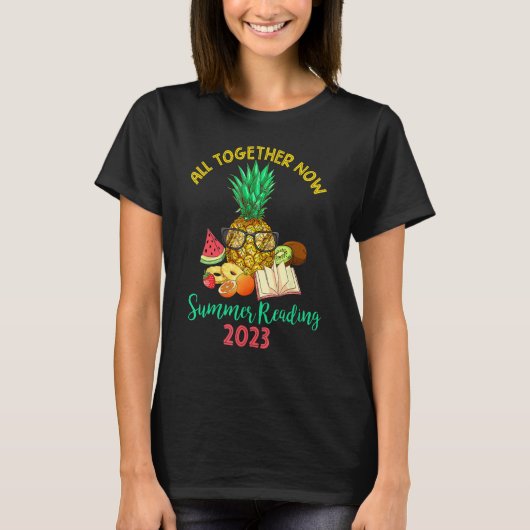 T-shirt All Together Now Summer Reading Program 2023 Book  (Devant)