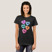 T-shirt All You Need Is Luv Hearts Candy Love Valentine's (Devant entier)