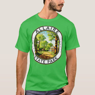 T-shirt Allaire State Park New Jersey Travel Art Badge