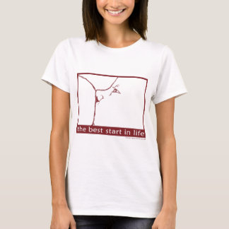 T-shirt Allaiter - le meilleur début dans la vie
