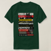 T-shirt Allan Poe Books Stack (Design devant)