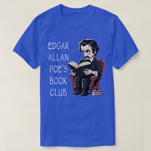 T-shirt Allan Poes Book Club (Design devant)