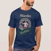T-shirt Allardice Clan Badge & Tartan (Devant)
