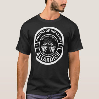 T-shirt Allardice Clan Scottish Torch Light Ceremony Highl