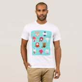 T-shirt - AllCharacters - étoiles (Devant entier)