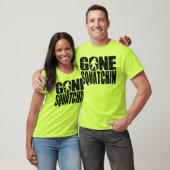 T-shirt allé de vert de sécurité de Squatchin (Unisexe)