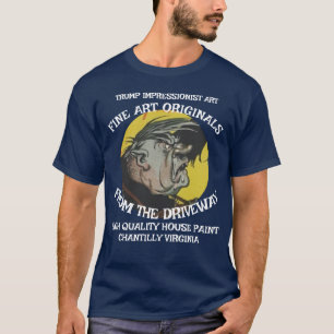 T-shirt Allée de la maison de peinture originale d'art Tru
