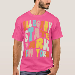 T-shirt Allegany State Park New York Camping Randonnée Ret