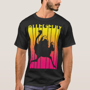 T-shirt Allegedly Ostrich Retro Flightless Bird
