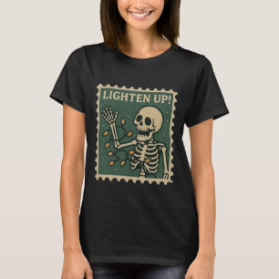 T-shirt Allègez-vous Squelette Lumières de Noël Femme