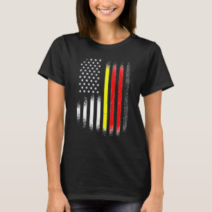 T-shirt Allemagne Amérique Patriot Gros Pays USA Drapeaux