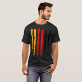 T-shirt Allemagne drapeau amour fier allemand peuple BACKP (Devant entier)