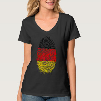 T-shirt Allemagne Drapeau Empreinte Il Est Dans Mon Adn Po