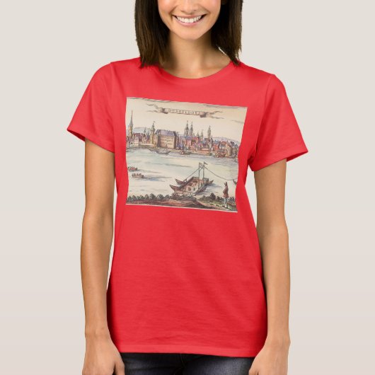 T-shirt Allemagne : Duesseldorf (Devant)