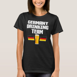 T-shirt Allemagne Équipe Boire Allemande Volksfest Deutsch