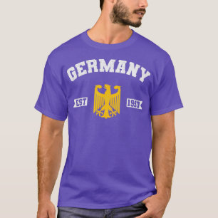 T-shirt Allemagne Est 1990 Manteau d'Arm Allemagne Pays