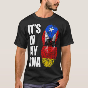 T-shirt Allemagne et Porto Rico Mix DNA Heritage Premium