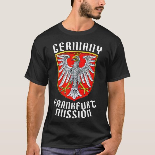 T-shirt Allemagne Francfort Mission LDS Missionnaire T Don (Devant)
