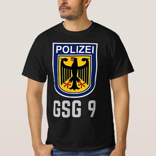 T-shirt Allemagne GSG 9 Bundespolizei Police forces spécia (Devant)