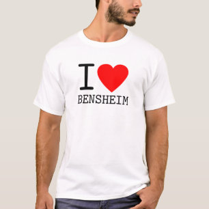 T-shirt Allemagne I love Bensheim