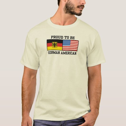 T-shirt Allemand Américain (Devant)