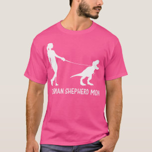 T-shirt Allemand Berger Maman Dinosaur Gsd Propriétaires T