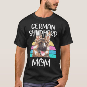 T-shirt Allemand Berger Maman Gsd race Chien Retro