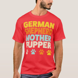 T-shirt Allemand Berger Maman Mère Pupper Funny